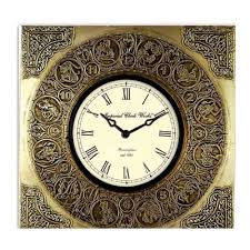 Taj Golden Antique Wall Clock For Home