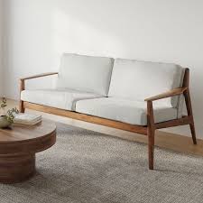 Mid Century Show Wood Sofa 66 West Elm