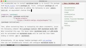 read guide to markdown mode for emacs