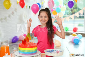 room decorated for birthday party