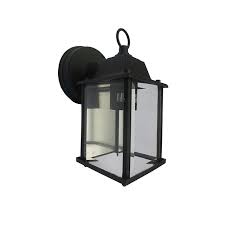 1 Lt Square Lantern Outdoor Wall Light
