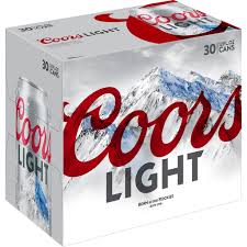 coors light 12oz cans 30 pack
