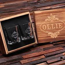 Two Personalized Shot Glass Gift Set
