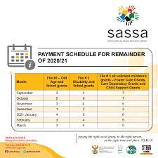 Sassa has promised to check applicants against government databases, such as those for the unemployment insurance fund, its. South African Government Please Note The Sassa Social Grant Payment Dates For Remainder Of 2020 21 Facebook
