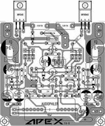 This stereo amplifier circuit diagram is cheap and simple. Pcb Power Amplifier Apex Fa 9 Electronics Circuit Audio Amplifier Electronic Circuit Projects