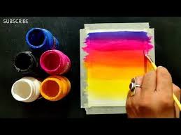 Easy Poster Colour Painting How To