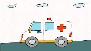 Hướng dẫn cách vẽ ô tô cứu thương - xe ô tô cấp cứu - ô to của bác sĩ ước  mơ của em - YouTube
