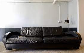 Balillo Sofa In Black Leather