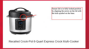 Save these instructions, important safeguards. Crock Pot Multi Cooker Recalled Kvue Com