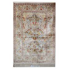 handmade carpet pure silk rug elegant