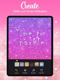 glitter wallpapers lock screen on the