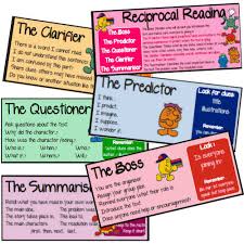 reciprocal reading group cards for