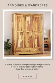Unfinished boykin left slim wardrobe armoire. Crossett Solid Wood Large Clothing Armoire With Shelves Drawers In 2021 Wooden Armoire Clothing Armoire Armoire