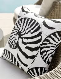 coastal black white decor pillows