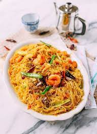 Singapore Rice Noodles gambar png
