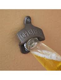 cast iron wall mounted bottle opener