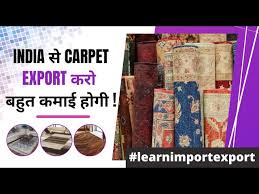 how to export carpets from india
