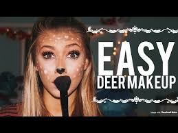 easy deer makeup tutorial halloween