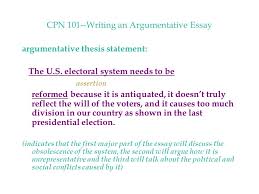 CPN      Writing an Argumentative Essay Steps in Writing an     PsycNET