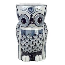 Original Design Stool Owl Flower