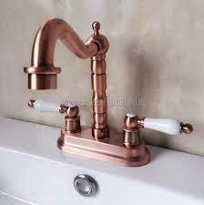 Chrome modern bathroom taps bath filler shower tap mixer faucet with hand held. Deck Mounted 4 Centerset 2 Hole Antique Red Copper Bathroom Faucet Wash Basin Mixer Sink Taps Swivel Spout Faucets Wrg043 Copper Bathroom Faucet Bathroom Faucetdeck Mounted Aliexpress
