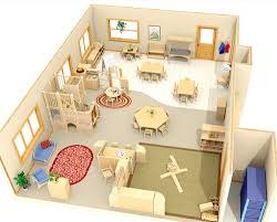 design a daycare clroom floor plan