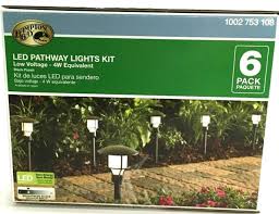 10 Pack Low Voltage Black Landscape Lights Kit Hampton Bay 154 749 For Sale Online Ebay