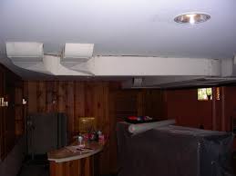 exposed painted hvac ductwork in