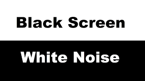 white noise black screen sleep relax