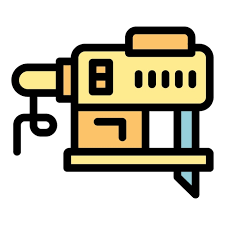 Cutter Saw Icon Outline Vector House