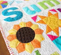 Summer Fun Wall Hanging Is Quilted And