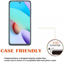 Clear Tempered Glass For Xiaomi Redmi 10