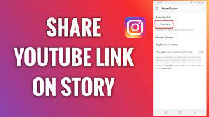 How To Share YouTube Link On Instagram Story - YouTube
