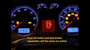 dodge avenger how to reset service