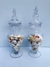 Elegant Glass Apothecary Jars