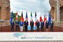 As of 2018, the g7 represents 58% of the global net wealth ($317 trillion), more than 46% of the global. G7 Gipfel In Taormina 2017 Wikipedia