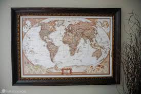 Inexpensive Easy Diy World Travel Map