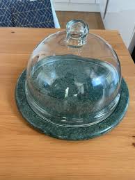 John Lewis Marble Glass Cheese Dome