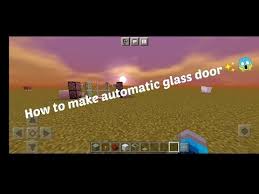 how to make automatic glass door in