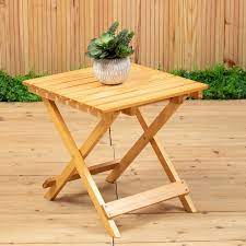 So Home Solid Wood Folding Garden Table