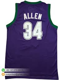 Mix & match this shirt with other items to create an avatar that is unique to you! Milwaukee Bucks 34 Allen Nba Jerseys Purple