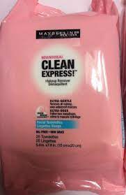 maybelline clean express makeup remover