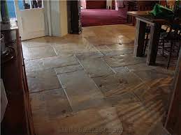 french reclaimed stone flooring slabs
