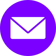 Purple email icons (png symbol)