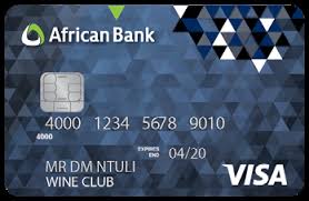 African bank credit card application. 2