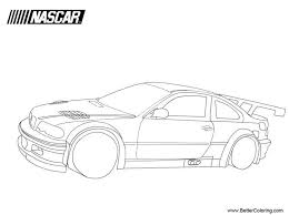Nascar race car sport coloring page voertuigen tekenen. Pin On Vehicles