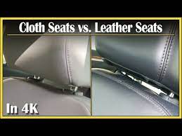 Leather Seats Vs Cloth Seats