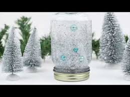 how to make a mason jar snow globe