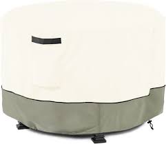 Patio Fire Pit Table Cover Round