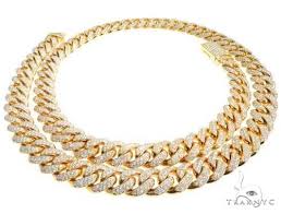 iced out miami cuban link chain 28